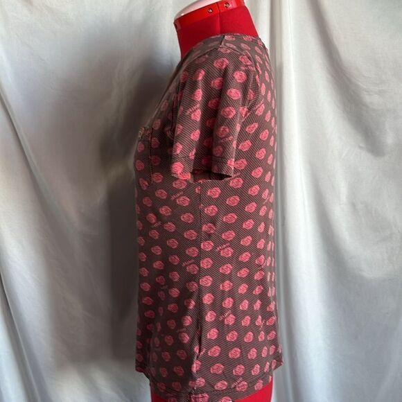 MM49 Animal t shirt with front pocket and floral pattern - Picture 3 of 8